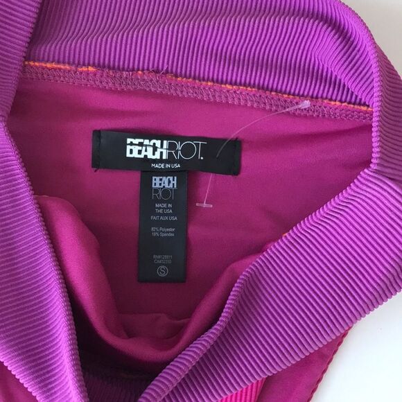 Beach Riot Alexis Block High Waisted Bottom size S - Picture 14 of 14